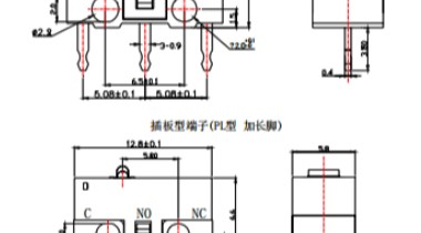 常見微動開關技術規(guī)范資料