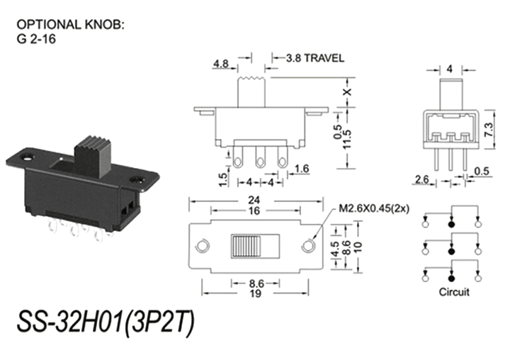 SS-32H01/03撥動開關(guān)多少錢一個？